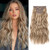 REECHO Hair Extensions, 4PCS Clip in Hair Extensions HE001 Natural Soft Synthetic Hairpieces for Women (20 Inch-200 Gram (Pack of 4), Dark Blonde with Light Blonde Highlights)