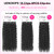 6 Pcs Curly Clip In Hair Extensions 24 Inch Protein Fiber Real Hair Feeling