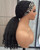 PREMPO Afro Wig V Part Kinky Curly Wigs for Black Women, 180% Density Wear and Go Glueless Wig with Unique Bouncy Curls in the End, Synthetic No Leave out Clip in (#1B Black wig, 24 Inch)
