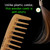 Wide Tooth Wooden Comb Handmade - Natural Vintage Style Wide Tooth Comb for Curls Gentle Styling - Anti-Static Wood Hair Combs For Women Detangling (Wide-tooth)