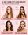 Aopant Dual Voltage Mini Hair Dryer Brush Blow Dryer Brush in One, 110-240V 900W Travel Hot Air Brush Volumizer, 4-in-1 Styling Brush with Ceramic Titanium Barrel, Ionic Care, Cool & High Settings