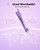 Tideway Hair Straightener,Dual Voltage 1" Ceramic Travel Flat Iron Cool Air