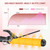 SAOSA 1 1/2 Inch Curling Iron, Tourmaline Ceramic Extra Long Barrel Curling Iron 1.5 Inch with Auto Shut-Off, Dual Voltage 110-240V Hair Curler Suitable for Travel, Including Glove