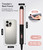 FARERY Mini Curling Iron 1 Inch, Dual Voltage 100-240V for Travel, Rosegold