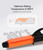 FARERY Mini Curling Iron 1 Inch, Dual Voltage 100-240V for Travel, Rosegold