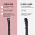 L'ANGE Hair Le Duo Edge 360° Airflow Titanium Styler | 2-in-1 Styler - Hair Straightener and Curler | Cooling Air Vents | Frizz-Free Results for All Hairstyles | Styling Tools & Appliances, Black