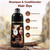 AngeRose Hair Dye Shampoo 3 in 1, Instant Herb Ingrident Hair Dye to Cover Gray Hair, Long-lasting & Natual, Wine Red, 400 ML