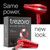 TREZORO Professional Hair Dryer with 2 Concentrator Nozzles, 2000W, Red