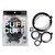 PuffCuff Just Try It Starter Set – 5 Hair Clamp Sizes, Black