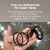 PuffCuff Just Try It Starter Set – 5 Hair Clamp Sizes, Black