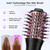 slopehill Mini Travel Dual Voltage Hair Dryer Brush,1000W Hot Air Brush