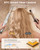 FITWIND 6 in 1 Air Hair Styler Blow Dryer Brush Set - High Speed Negative Ions Hair Dryer 110,000 RPM with Auto Wrap Curlers - No Heat Damage for Curling, Volumizing, Straightening - Champagne Gold