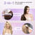Quico Hair Straightener, 100-240V Dual Voltage Hair Straightener and Curler
