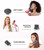 MelodySusie Hair Dryer with Diffuser, 1600W Fast Drying Low Noise Ionic Hair Dryer for Curly Hair with Diffuser,Nozzle and Hair Brush,120,000 RPM Blow Dryer Ideal for Women