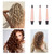 JAETON Curling Iron Wand Set 3 in 1 with 0.35"-1.25" Ceramic Barrels