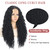 Siddiuop Curly Wig for Women, Black Wig, 26 inch, Synthetic Long Curly Wigs