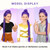 Kids 33 Inches Long Purple Braid Anime Costume Wig for Halloween