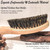 100% Boar Bristle Hair Brush for Thin Fine Hair, Shine & Frizz Control