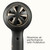 Conair Hair Dryer, INFINITIPRO FloMotion, Adjustable, 6 Settings