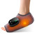 WoloyHeatie Cordless Foot Massager for Neuropathy, 3000mAh Rechargeable Ankle Heating Pad with Massage for Circulation, Foot Ankle Pain Relief Massager, Gray