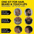 Reusable Hair & Beard Dye for Black Men – Black 1.0 | Up to 5 Uses, 7 Minutes | Natural Gray Coverage, No-Drip Cream with SkinArmour® – Cleverman