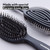 cocomintbeauty The Boar's Hair Bristle Wellness Brush | Conditions, Detangles, Boosts Scalp Circulation, Lightweight Flexible Design, Vented Cushion, Pain-Free, Helps Dry Damaged Hair (Jeju Charcoal)