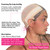 LABHAIRS Wig Cap with Grip Band for Keeping Wigs in Place, More Full Cap-wide Transparent Lace for Lace Front Wigs - Brown/Black/Nude Non Slip Cap Make Your Wig Be Glueless (Nude-M)