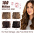 Thermal Brush, 1.7 inch Heated Round Brush with Detachable Head, Velvet Pouch and Dual Voltage for Travel, Easy to Create Blowout Look