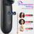 STUDLLY LCD Screen Cordless Hair Straightener & Curler 2 in 1, Black