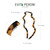 EVITA PERONI Wavy Women Headbands Eyewear Friendly Thin No Headache Tortoise