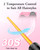 Long Barrel Curling Iron Wand Set, BESTOPE PRO 6 in 1 Curling Wand Set with Ceramic Barrel for Long/Medium Hair, 0.35"-1.25" Interchangeable Hair Wand Curler, Dual Voltage, Include Glove & Clips