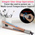 NITION Ceramic Tourmaline Hair Straighteners LCD Flat Iron MCH 10s Fast Heating Up. 1" Smooth 3D Floating Plate Healthy Straightening Tools. Travel Pouch Bag. Dual Voltage. Luxury Gift Box
