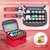 Mancro Dual Layers Medicine Organizer Bag, Pill Bottle Organizer Storage with Lockable Zipper, Medication Travel Bag for Pills, Vitamins, Medical Supplies for Home Storage, XL