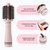 L'ANGE HAIR Multi-Volume Series Blow Dryer Brush | Interchangeable Hair Dryer Brush with Ionic Titanium Barrel for Smooth, Voluminous Styling | Black - Oval 60mm