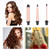 JAETON Curling Iron Wand Set 3 in 1 with 0.35"-1.25" Ceramic Barrels