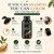 Black Hair Dye Shampoo for Women & Men, 100% Gray Coverage, 15-Min Color