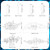 Maitys 44 Pcs Bride Hair Accessories Pearl Crystal Combs, Elegant Style
