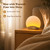 REACHER Wood Grain Sunrise Alarm Clock and Sound Machine Nightlight, Digital Dimmable Clock for Bedroom, 26 Sleep Sounds, White Noise Machine for Baby, Adults, Wake Up Light Alarm Clock for Kids