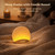 REACHER Wood Grain Sunrise Alarm Clock and Sound Machine Nightlight, Digital Dimmable Clock for Bedroom, 26 Sleep Sounds, White Noise Machine for Baby, Adults, Wake Up Light Alarm Clock for Kids