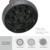 Segbeauty Hair Diffuser for Curly Hair, Upgraded Adjustable Air Flow, Deep Bowl, Professional Salon Frizz-free Fast Dry Diffuser Attachment with 1.57"-1.97" Nozzle, Black