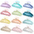 Yuxung 12 Pcs Large Hair Claw Clips,Candy Colors,Cute Style