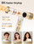 Grente Foldable Hair Dryer with Diffuser – Professional High-Speed Ionic Salon Blow Dryer, 4 Heat/3 Speed Settings, Magnetic Diffuser & Concentrator, Lightweight & Low Noise for Home and Travel