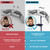 Tripod 360 Mirror 4-LED Barber 3 Way Tripod Self Hair Cutting System + Tray