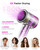High-Speed Hair Dryer with Diffuser, Ionic Blow Dryer, Gray