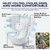 4-5xl Adult Diapers for Women and Men - 8 Bariatric Disposable Briefs with Tabs and Stretchable Side Panels - 100% Breathable with Maximum Absorbency