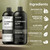VANIDOX Carbonic Acid Shampoo and Conditioner for Men and Women, Deep Moisturizing Conditioner, Thickens, Softens, & Smooths Set for Hair Growth and Repair, Made in USA - 16 Fl Oz Each