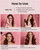Infrared Thermal Brush 1.6 Inch Ionic Heated Thermal Round Brush Hair Straightener & Curler Styler, 6 Heat Settings, LED Display, Dual Voltage, Auto Shut-Off, Pink