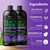 Vanidox Tea Tree Shampoo and Conditioner Set with Lavender and Mint | DHT Blockers | With 100% Pure Tea Tree Oil for Itchy, Dry Scalp | Sulfate & Paraben Free | For Men & Women | 16 fl oz Each