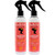 Camille Rose Leave-In Conditioner Spray, Guava Slip 2-pack – Deep Moisture, Detangler for Textured, Coily, Wavy, and Curly Hair, 8 Fl Oz Ea