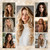 Lumhun 18Inch Hair Toppers for Women with Thinning Hair, Heat Resistant Fibre Synthetic 6.5" x 6.5" Base,Long Layered Topper for Women(Ombre Light Brown to Blonde,18inch)